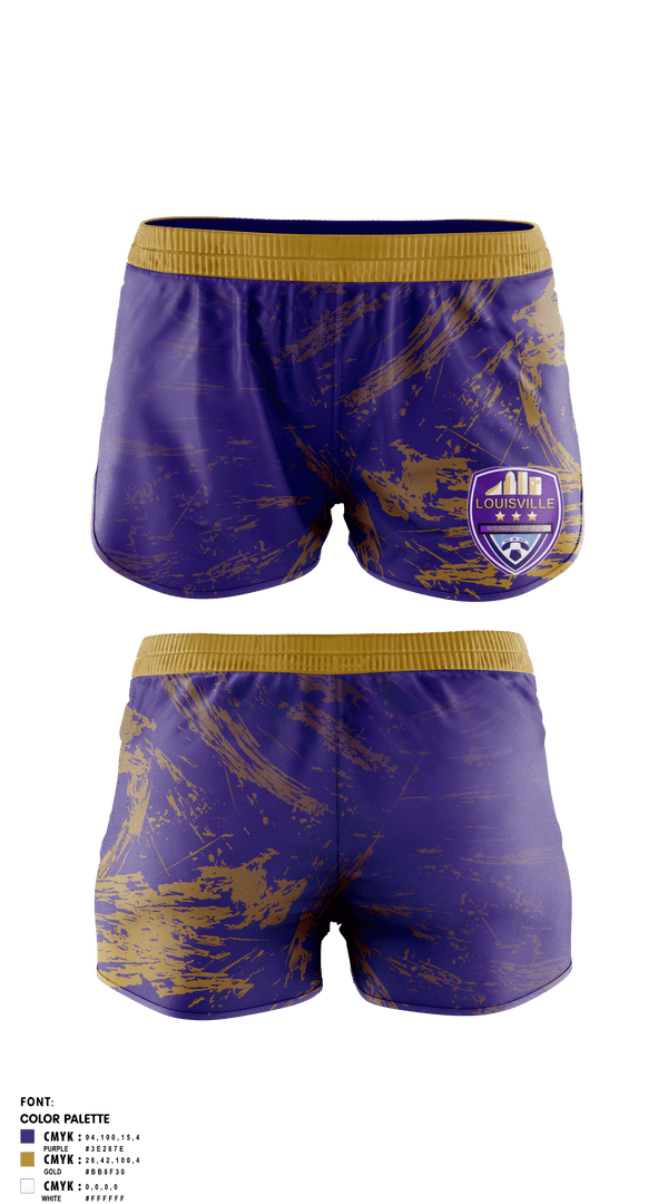 Mens Soccer Shorts, Louisville Rising Star, Men's Soccer, Teamtime, Team time, sublimation, custom sports apparel, team uniforms, spirit wear, spiritwear, sports uniforms, custom shirts, team store, custom team store, fundraiser sports, apparel fundraiser