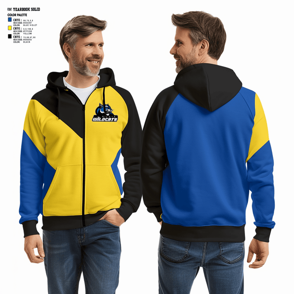 Zip Hoodie, Wildcats, Cheer, Teamtime, Team time, sublimation, custom sports apparel, team uniforms, spirit wear, spiritwear, sports uniforms, custom shirts, team store, custom team store, fundraiser sports, apparel fundraiser