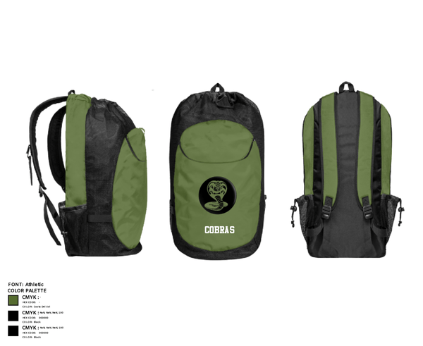 Gear Bag, Red WarriorsCobras, Army, Teamtime, Team time, sublimation, custom sports apparel, team uniforms, spirit wear, spiritwear, sports uniforms, custom shirts, team store, custom team store, fundraiser sports, apparel fundraiser