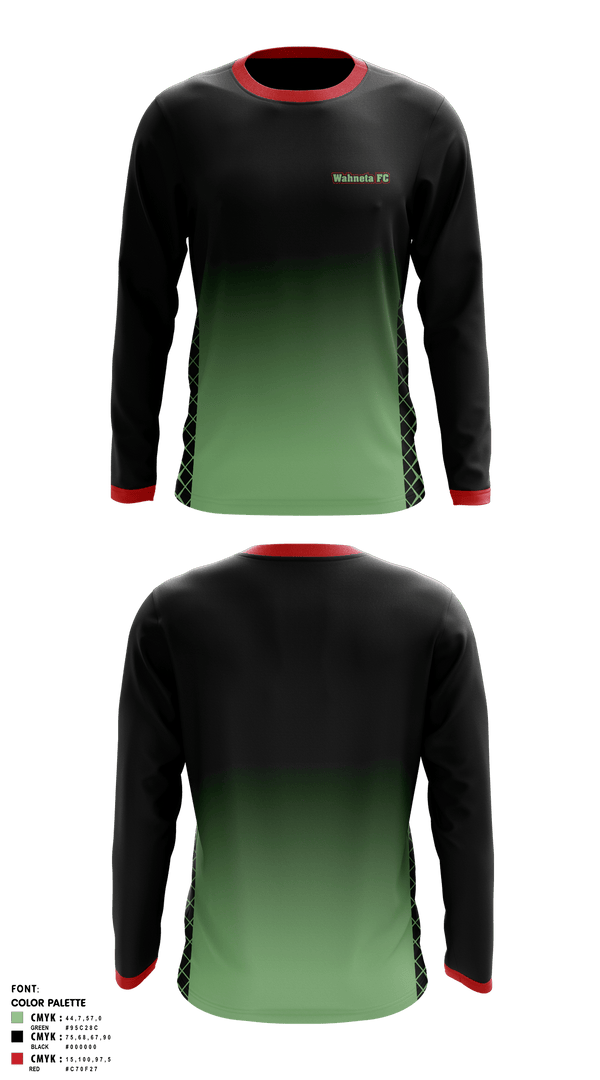 Long Sleeve Performance Shirt, Wahneta FC, Men's Soccer, Teamtime, Team time, sublimation, custom sports apparel, team uniforms, spirit wear, spiritwear, sports uniforms, custom shirts, team store, custom team store, fundraiser sports, apparel fundraiser