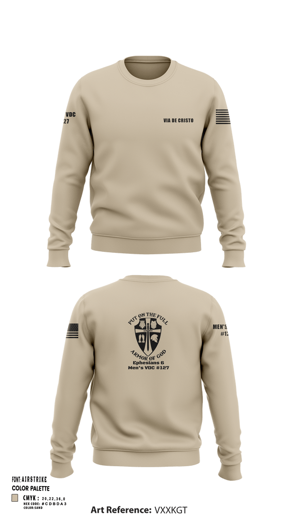 Crew Neck Sweatshirt, Service AideService AideVia De Cristo, , Teamtime, Team time, sublimation, custom sports apparel, team uniforms, spirit wear, spiritwear, sports uniforms, custom shirts, team store, custom team store, fundraiser sports, apparel fundraiser