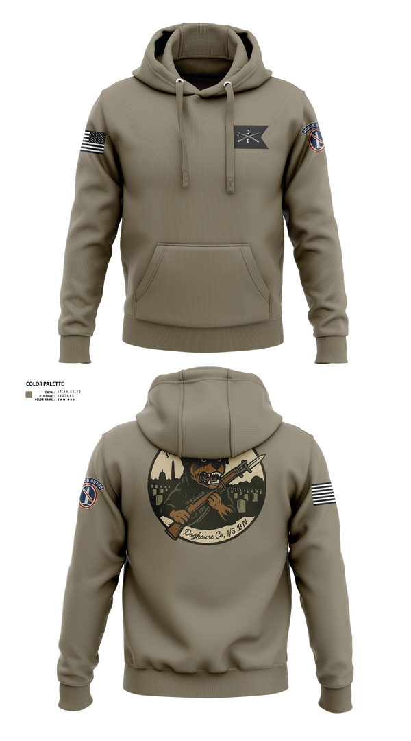 Hoodie, Doghouse 1st Platoon Rottweilers, , Teamtime, Team time, sublimation, custom sports apparel, team uniforms, spirit wear, spiritwear, sports uniforms, custom shirts, team store, custom team store, fundraiser sports, apparel fundraiser