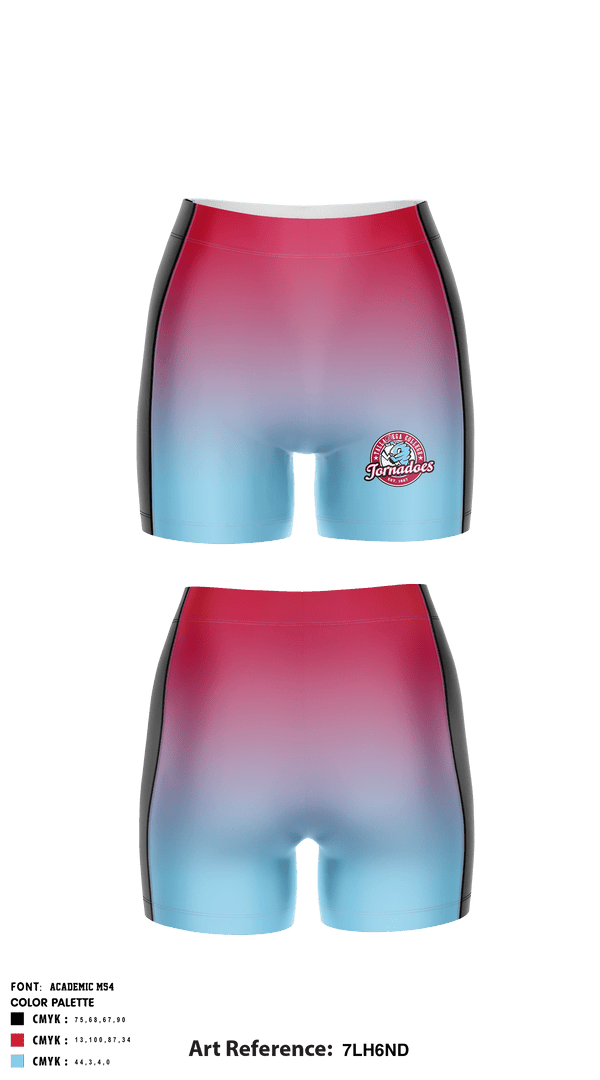 Women's Shorts, Talladega College Volleyball, Women's Volleyball, Teamtime, Team time, sublimation, custom sports apparel, team uniforms, spirit wear, spiritwear, sports uniforms, custom shirts, team store, custom team store, fundraiser sports, apparel fundraiser