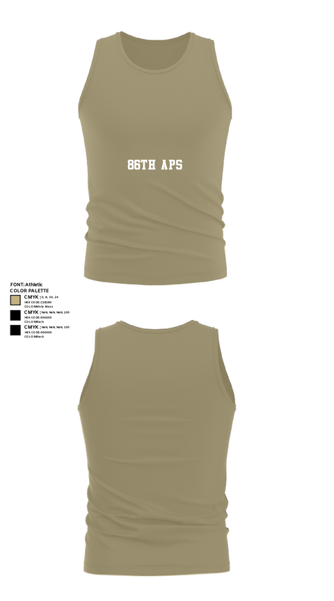 Tank Top, 86th APS, Air Force, Teamtime, Team time, sublimation, custom sports apparel, team uniforms, spirit wear, spiritwear, sports uniforms, custom shirts, team store, custom team store, fundraiser sports, apparel fundraiser