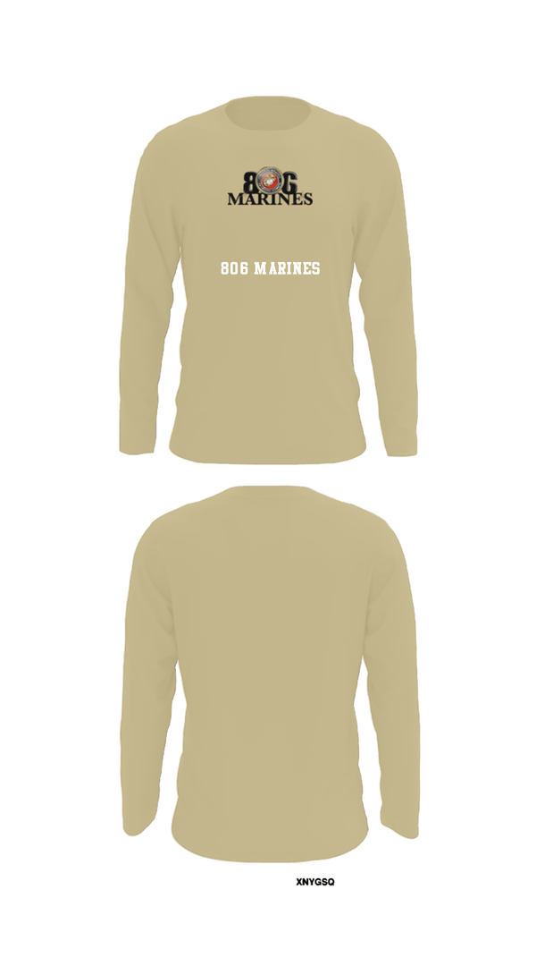 Long Sleeve Performance Shirt, 806 Marines, Marines, Teamtime, Team time, sublimation, custom sports apparel, team uniforms, spirit wear, spiritwear, sports uniforms, custom shirts, team store, custom team store, fundraiser sports, apparel fundraiser