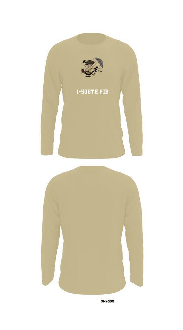 Long Sleeve Performance Shirt, 1-508th PIR, Army, Teamtime, Team time, sublimation, custom sports apparel, team uniforms, spirit wear, spiritwear, sports uniforms, custom shirts, team store, custom team store, fundraiser sports, apparel fundraiser