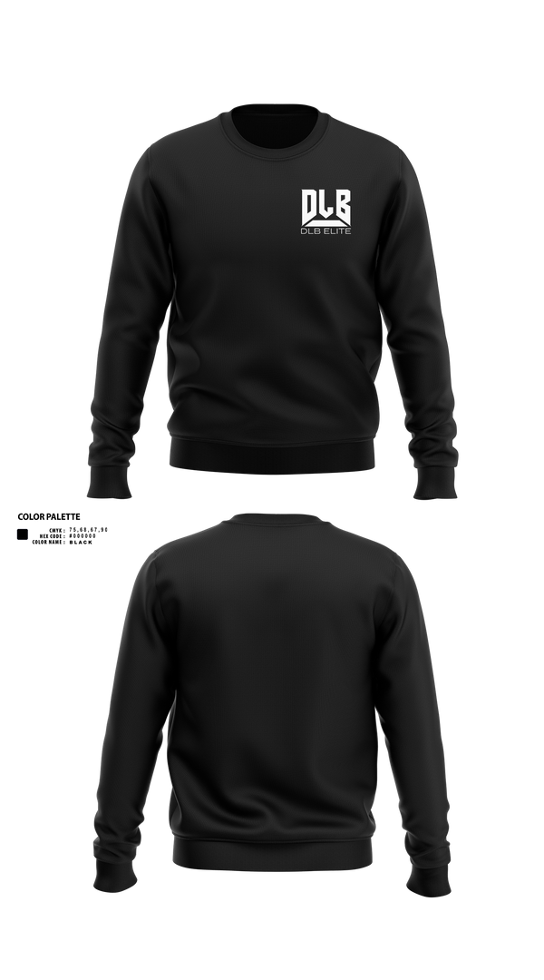 Crew Neck Sweatshirt, DLB Elite, , Teamtime, Team time, sublimation, custom sports apparel, team uniforms, spirit wear, spiritwear, sports uniforms, custom shirts, team store, custom team store, fundraiser sports, apparel fundraiser