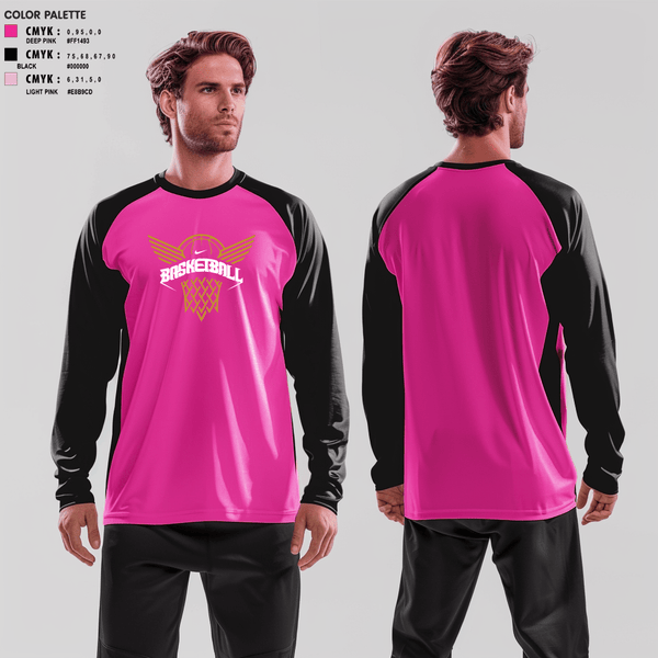Long Sleeve Performance Shirt, Midwest elite, Women's Basketball, Teamtime, Team time, sublimation, custom sports apparel, team uniforms, spirit wear, spiritwear, sports uniforms, custom shirts, team store, custom team store, fundraiser sports, apparel fundraiser