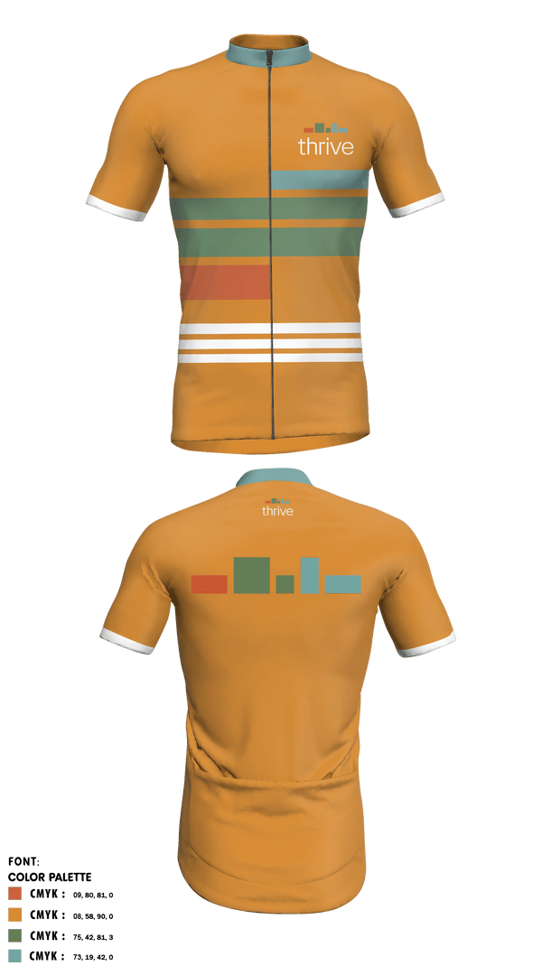 Cycling Jersey, Thrive Companies Pelotonia, Cycling, Teamtime, Team time, sublimation, custom sports apparel, team uniforms, spirit wear, spiritwear, sports uniforms, custom shirts, team store, custom team store, fundraiser sports, apparel fundraiser