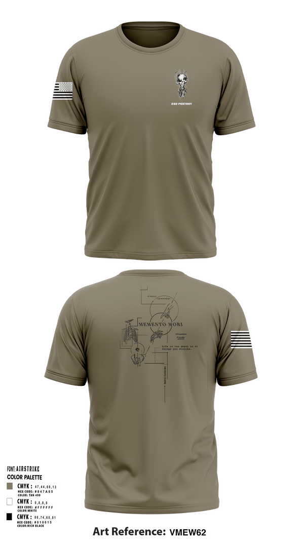 Short Sleeve Performance Shirt, 232 Foxtrot, Army, Teamtime, Team time, sublimation, custom sports apparel, team uniforms, spirit wear, spiritwear, sports uniforms, custom shirts, team store, custom team store, fundraiser sports, apparel fundraiser