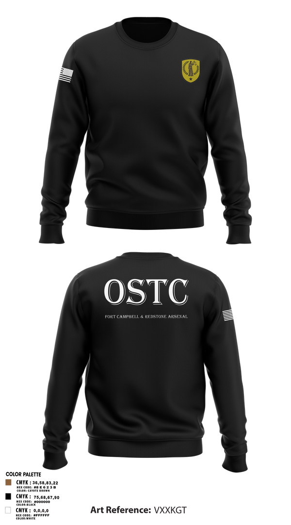 Crew Neck Sweatshirt, Fort Campbell & Redstone Arsenal - Office of Special Trial Counsel, , Teamtime, Team time, sublimation, custom sports apparel, team uniforms, spirit wear, spiritwear, sports uniforms, custom shirts, team store, custom team store, fundraiser sports, apparel fundraiser