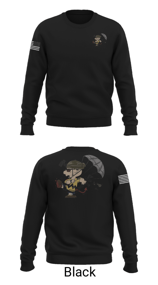 Crew Neck Sweatshirt, 1-508th PIR, Army, Teamtime, Team time, sublimation, custom sports apparel, team uniforms, spirit wear, spiritwear, sports uniforms, custom shirts, team store, custom team store, fundraiser sports, apparel fundraiser