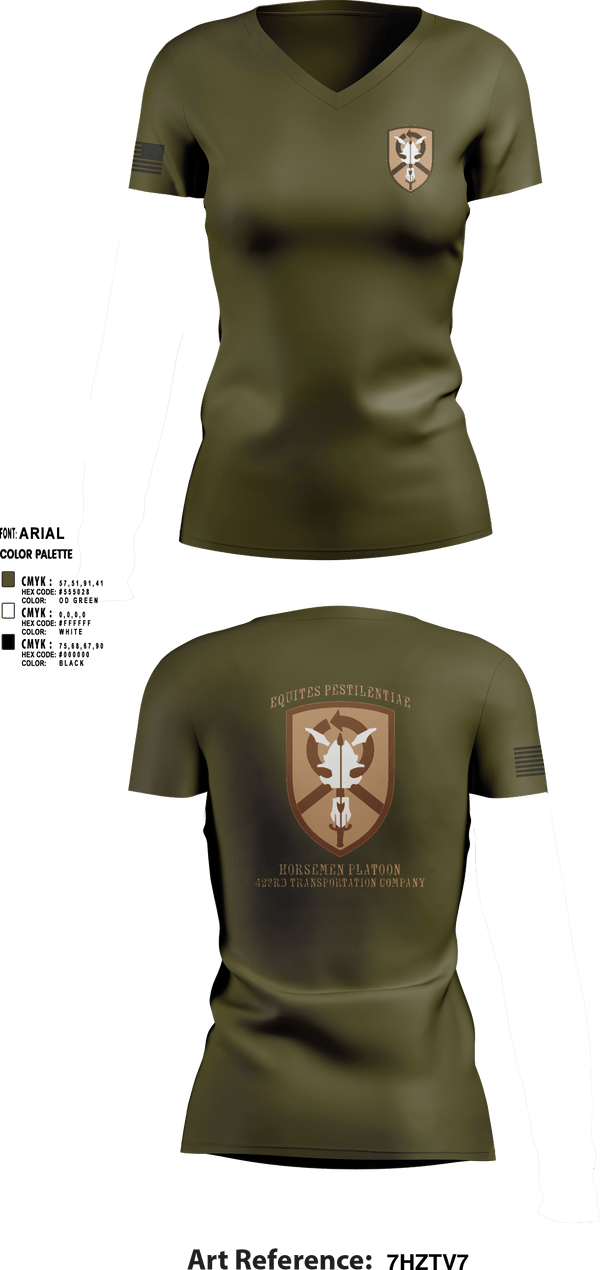 Women's Short Sleeve Vneck Shirt, 1st Platoon, 423 TC1st Platoon, 423 TC, Army, Teamtime, Team time, sublimation, custom sports apparel, team uniforms, spirit wear, spiritwear, sports uniforms, custom shirts, team store, custom team store, fundraiser sports, apparel fundraiser
