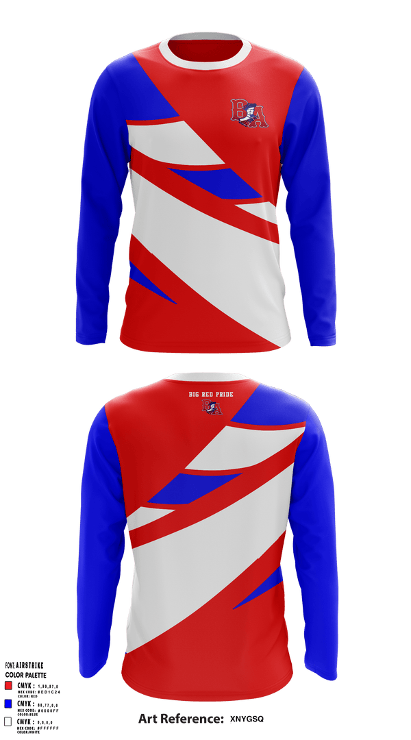 Long Sleeve Performance Shirt, HIGHLANDERS, Football, Teamtime, Team time, sublimation, custom sports apparel, team uniforms, spirit wear, spiritwear, sports uniforms, custom shirts, team store, custom team store, fundraiser sports, apparel fundraiser