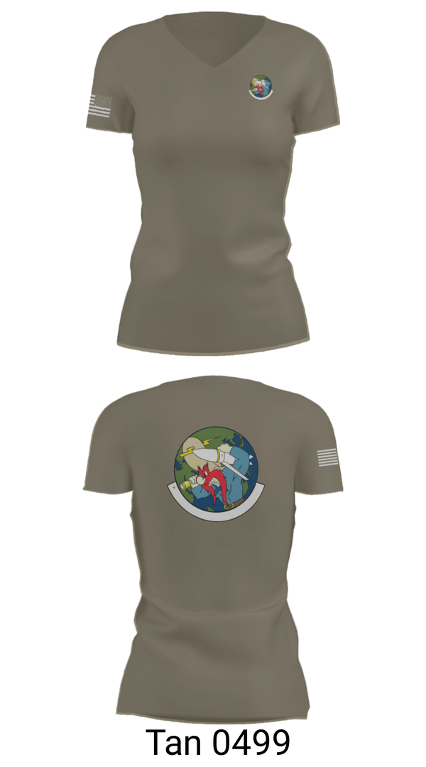 Women's Short Sleeve Vneck Shirt, 20th Intelligence Squadron, Air Force, Teamtime, Team time, sublimation, custom sports apparel, team uniforms, spirit wear, spiritwear, sports uniforms, custom shirts, team store, custom team store, fundraiser sports, apparel fundraiser