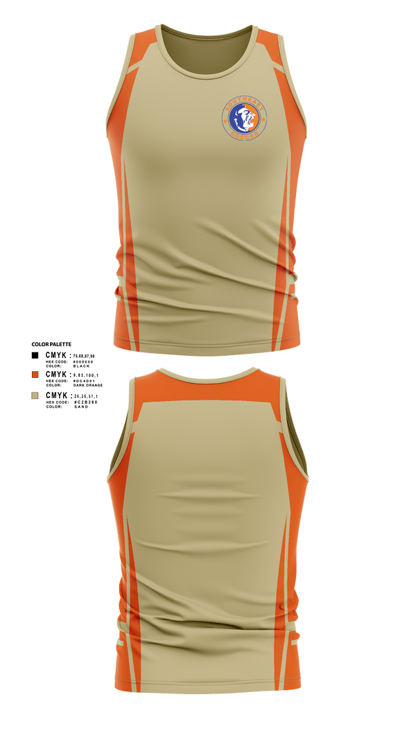 Tank Top, Southeast Soccer, Men's Soccer, Teamtime, Team time, sublimation, custom sports apparel, team uniforms, spirit wear, spiritwear, sports uniforms, custom shirts, team store, custom team store, fundraiser sports, apparel fundraiser