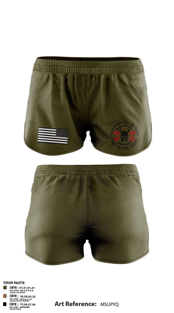 Ranger Panties, 3rd Platoon, CCo, 1-508th PIR, , Teamtime, Team time, sublimation, custom sports apparel, team uniforms, spirit wear, spiritwear, sports uniforms, custom shirts, team store, custom team store, fundraiser sports, apparel fundraiser