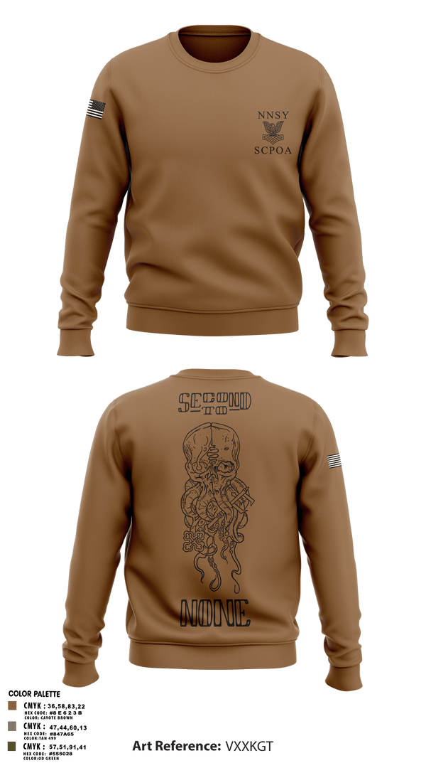 Crew Neck Sweatshirt, NNSY SCPOA, Navy, Teamtime, Team time, sublimation, custom sports apparel, team uniforms, spirit wear, spiritwear, sports uniforms, custom shirts, team store, custom team store, fundraiser sports, apparel fundraiser