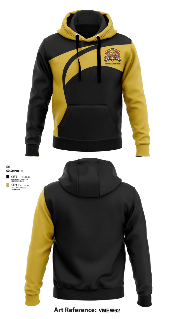 Hoodie, Indiana Cheetahs, Men's Basketball, Teamtime, Team time, sublimation, custom sports apparel, team uniforms, spirit wear, spiritwear, sports uniforms, custom shirts, team store, custom team store, fundraiser sports, apparel fundraiser