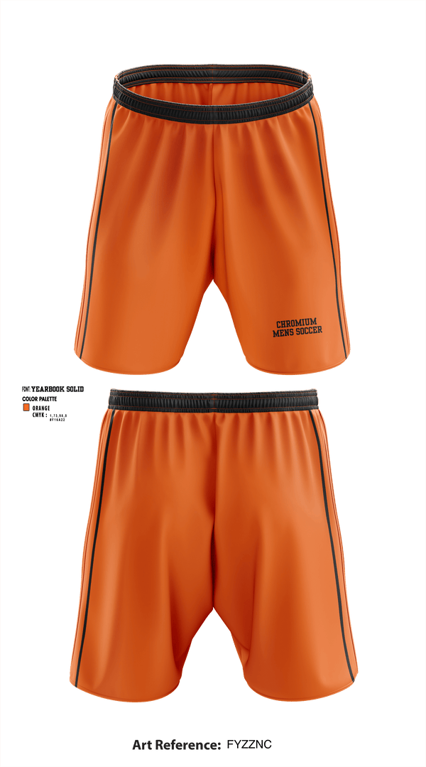Athletic Shorts With Pockets, Chromium, Men's Soccer, Teamtime, Team time, sublimation, custom sports apparel, team uniforms, spirit wear, spiritwear, sports uniforms, custom shirts, team store, custom team store, fundraiser sports, apparel fundraiser