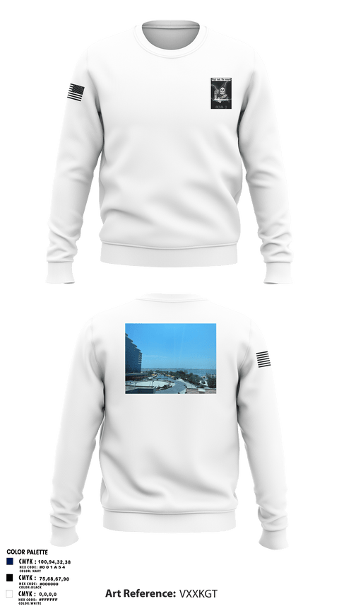 Crew Neck Sweatshirt, VQ-1, Navy, Teamtime, Team time, sublimation, custom sports apparel, team uniforms, spirit wear, spiritwear, sports uniforms, custom shirts, team store, custom team store, fundraiser sports, apparel fundraiser