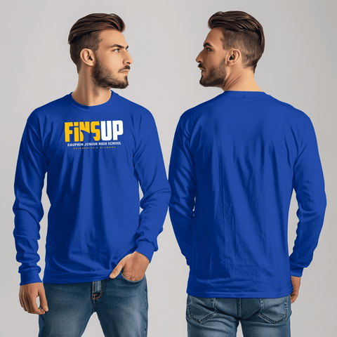 Long Sleeve Performance Shirt, Dauphin Fins, Football, Teamtime, Team time, sublimation, custom sports apparel, team uniforms, spirit wear, spiritwear, sports uniforms, custom shirts, team store, custom team store, fundraiser sports, apparel fundraiser