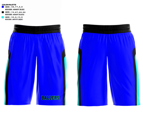 Mens Basketball Shorts, Ballers, Men's Basketball, Teamtime, Team time, sublimation, custom sports apparel, team uniforms, spirit wear, spiritwear, sports uniforms, custom shirts, team store, custom team store, fundraiser sports, apparel fundraiser
