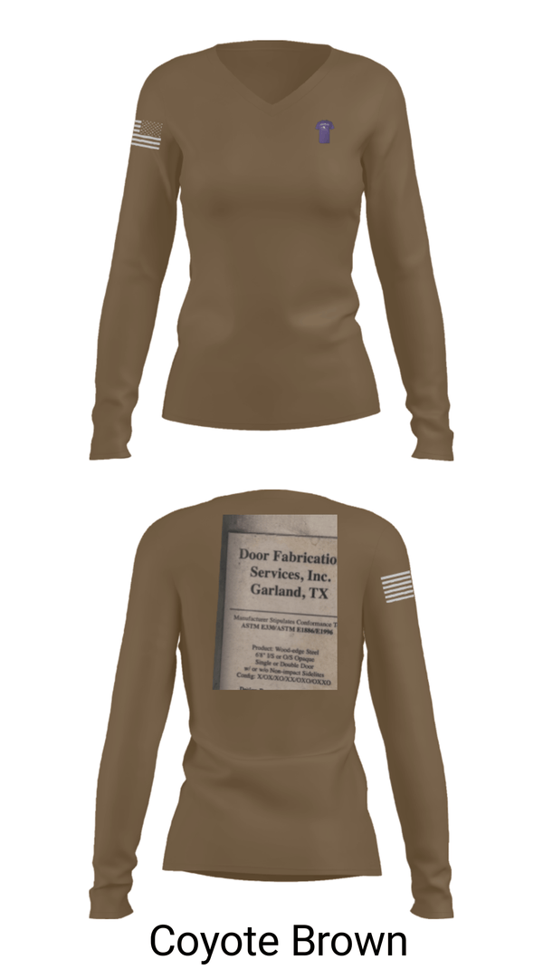 Women's Long Sleeve Vneck Shirt, 526th TFS, , Teamtime, Team time, sublimation, custom sports apparel, team uniforms, spirit wear, spiritwear, sports uniforms, custom shirts, team store, custom team store, fundraiser sports, apparel fundraiser