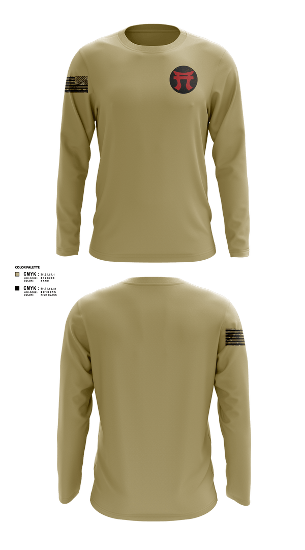 Long Sleeve Performance Shirt, 187th Iron Rakkasans, Army, Teamtime, Team time, sublimation, custom sports apparel, team uniforms, spirit wear, spiritwear, sports uniforms, custom shirts, team store, custom team store, fundraiser sports, apparel fundraiser