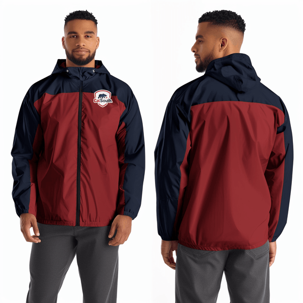 Windbreaker, California State Soccer Association – South (Cal South), Men's Soccer, Teamtime, Team time, sublimation, custom sports apparel, team uniforms, spirit wear, spiritwear, sports uniforms, custom shirts, team store, custom team store, fundraiser sports, apparel fundraiser