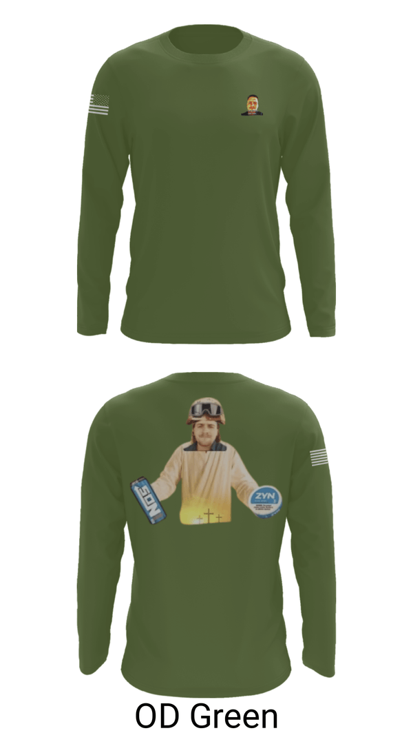 Long Sleeve Performance Shirt, 1st DSB, Marines, Teamtime, Team time, sublimation, custom sports apparel, team uniforms, spirit wear, spiritwear, sports uniforms, custom shirts, team store, custom team store, fundraiser sports, apparel fundraiser