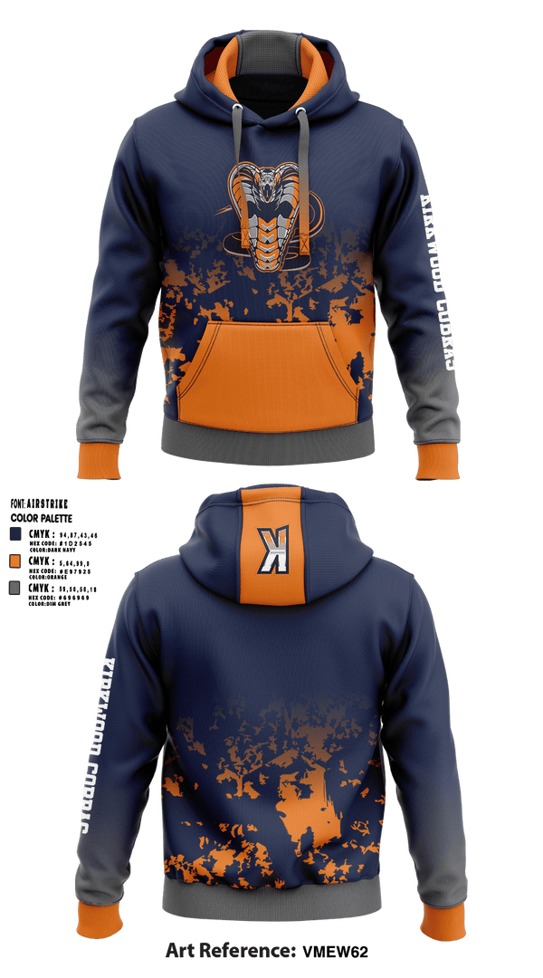 Hoodie, Kirkwood Cobras, Men's Basketball, Teamtime, Team time, sublimation, custom sports apparel, team uniforms, spirit wear, spiritwear, sports uniforms, custom shirts, team store, custom team store, fundraiser sports, apparel fundraiser
