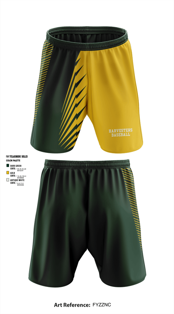 Athletic Shorts With Pockets, Harvesters, Baseball, Teamtime, Team time, sublimation, custom sports apparel, team uniforms, spirit wear, spiritwear, sports uniforms, custom shirts, team store, custom team store, fundraiser sports, apparel fundraiser