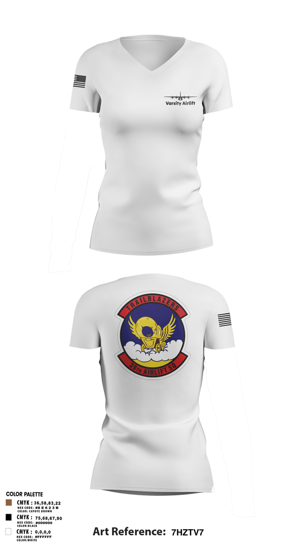 Women's Short Sleeve Vneck Shirt, 39th AS, Air Force, Teamtime, Team time, sublimation, custom sports apparel, team uniforms, spirit wear, spiritwear, sports uniforms, custom shirts, team store, custom team store, fundraiser sports, apparel fundraiser