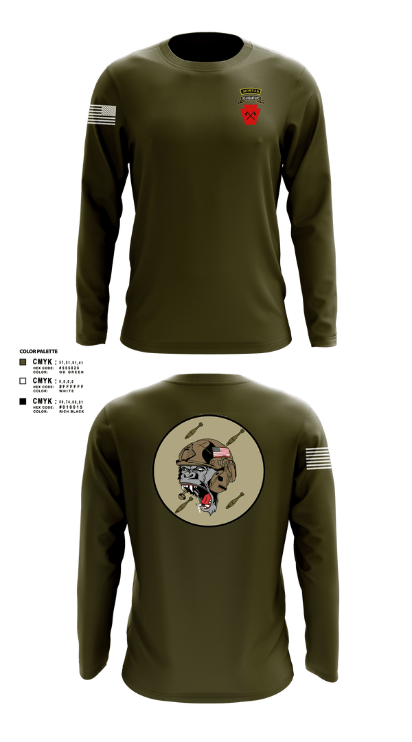 Long Sleeve Performance Shirt, Aco 1-111th secfor1-111 MTR renew, National Guard, Teamtime, Team time, sublimation, custom sports apparel, team uniforms, spirit wear, spiritwear, sports uniforms, custom shirts, team store, custom team store, fundraiser sports, apparel fundraiser
