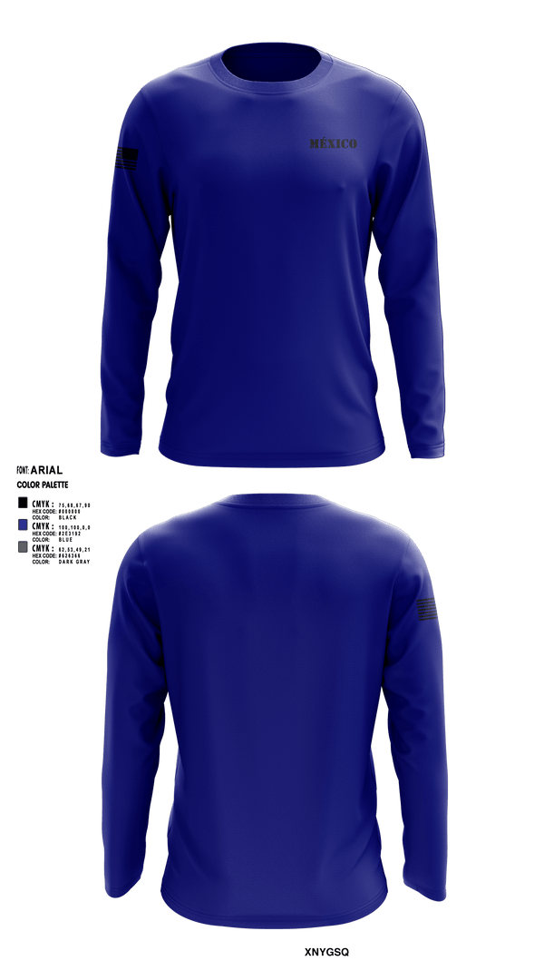 Long Sleeve Performance Shirt, México, Army, Teamtime, Team time, sublimation, custom sports apparel, team uniforms, spirit wear, spiritwear, sports uniforms, custom shirts, team store, custom team store, fundraiser sports, apparel fundraiser