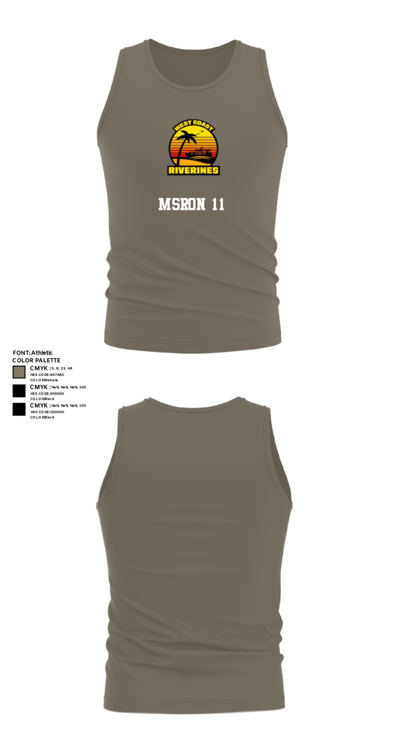 Tank Top, MSRON 11, Navy, Teamtime, Team time, sublimation, custom sports apparel, team uniforms, spirit wear, spiritwear, sports uniforms, custom shirts, team store, custom team store, fundraiser sports, apparel fundraiser
