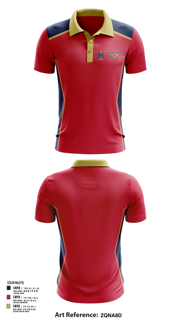 Short Sleeve Performance Polo, Madison Academic Magnet School Volleyball, Women's Volleyball, Teamtime, Team time, sublimation, custom sports apparel, team uniforms, spirit wear, spiritwear, sports uniforms, custom shirts, team store, custom team store, fundraiser sports, apparel fundraiser