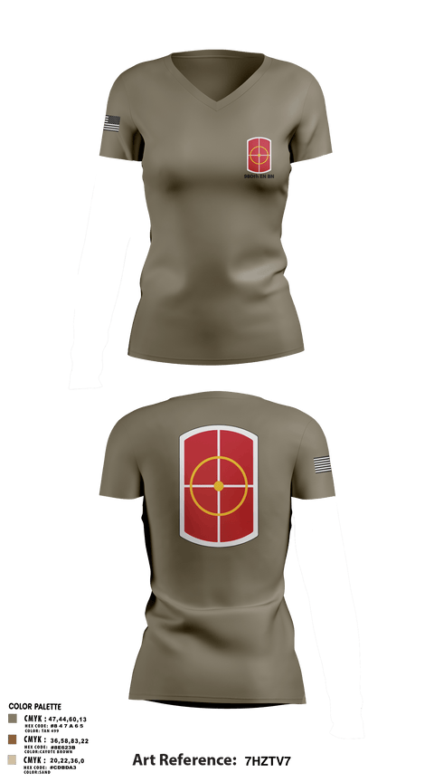 Women's Short Sleeve Vneck Shirt, 980th EN BN, Army, Teamtime, Team time, sublimation, custom sports apparel, team uniforms, spirit wear, spiritwear, sports uniforms, custom shirts, team store, custom team store, fundraiser sports, apparel fundraiser