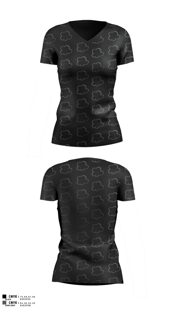 Women's Short Sleeve Vneck Shirt, Jaden’s palomitas, , Teamtime, Team time, sublimation, custom sports apparel, team uniforms, spirit wear, spiritwear, sports uniforms, custom shirts, team store, custom team store, fundraiser sports, apparel fundraiser