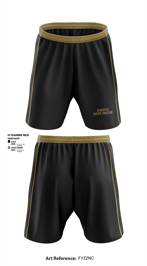 Athletic Shorts With Pockets, Simovic, Men's Soccer, Teamtime, Team time, sublimation, custom sports apparel, team uniforms, spirit wear, spiritwear, sports uniforms, custom shirts, team store, custom team store, fundraiser sports, apparel fundraiser
