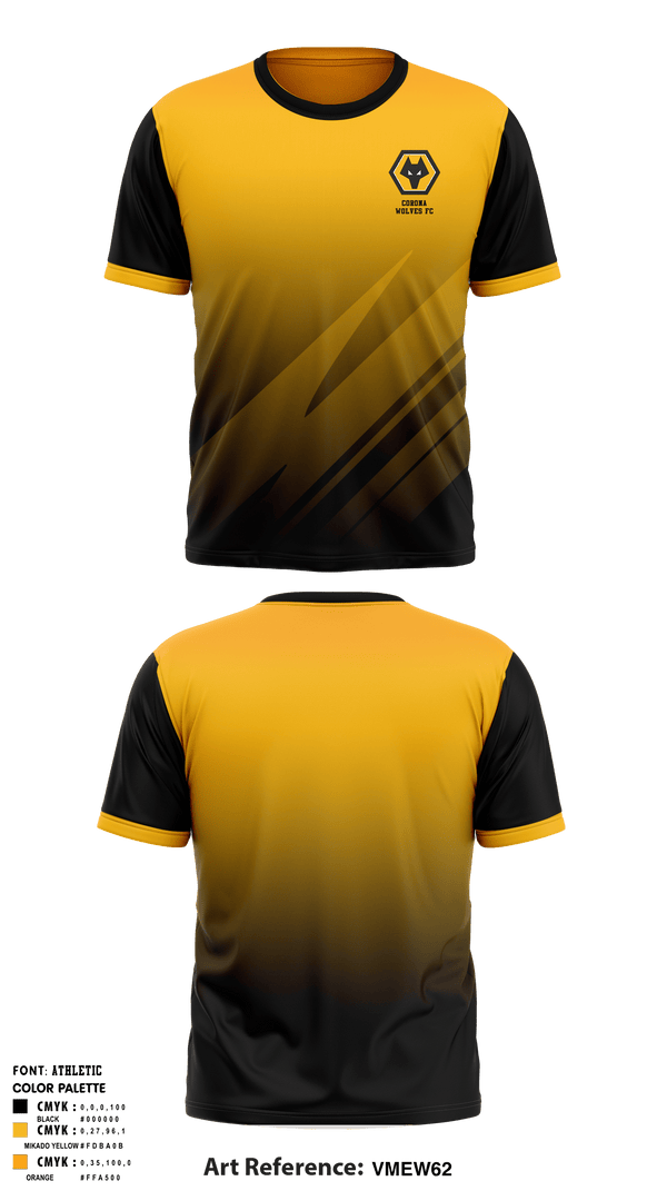 Short Sleeve Performance Shirt, Corona wolves fc, Men's Soccer, Teamtime, Team time, sublimation, custom sports apparel, team uniforms, spirit wear, spiritwear, sports uniforms, custom shirts, team store, custom team store, fundraiser sports, apparel fundraiser