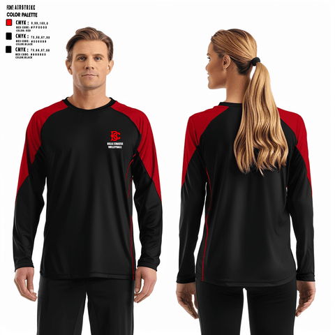 Long Sleeve Performance Shirt, Belle Chasse High School Volleyball, Women's Volleyball, Teamtime, Team time, sublimation, custom sports apparel, team uniforms, spirit wear, spiritwear, sports uniforms, custom shirts, team store, custom team store, fundraiser sports, apparel fundraiser