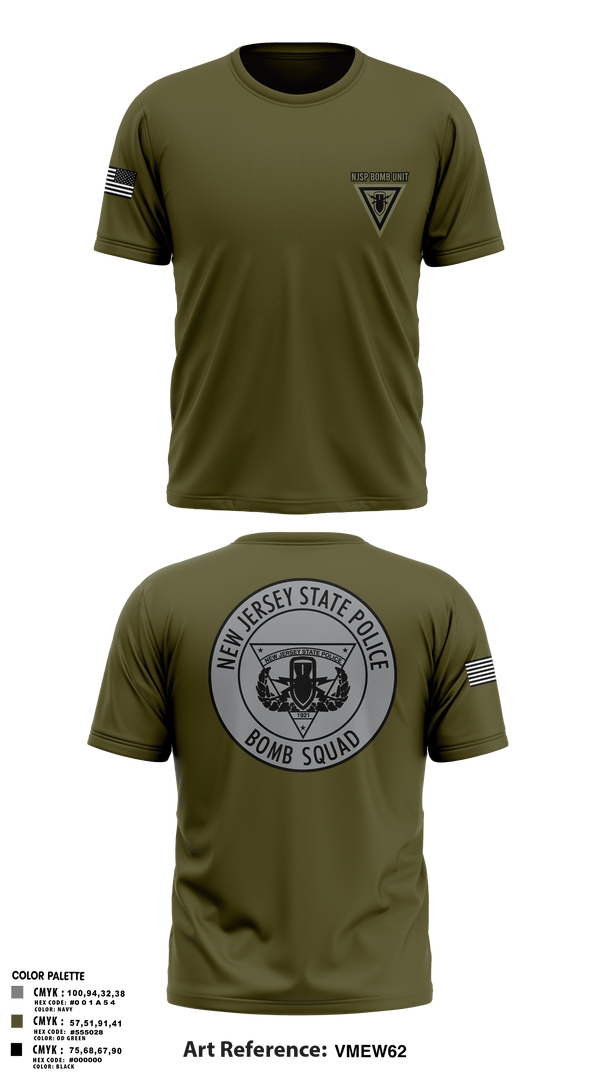 Old School Cotton Feel Shirt, NJSP BOMB UNIT, , Teamtime, Team time, sublimation, custom sports apparel, team uniforms, spirit wear, spiritwear, sports uniforms, custom shirts, team store, custom team store, fundraiser sports, apparel fundraiser