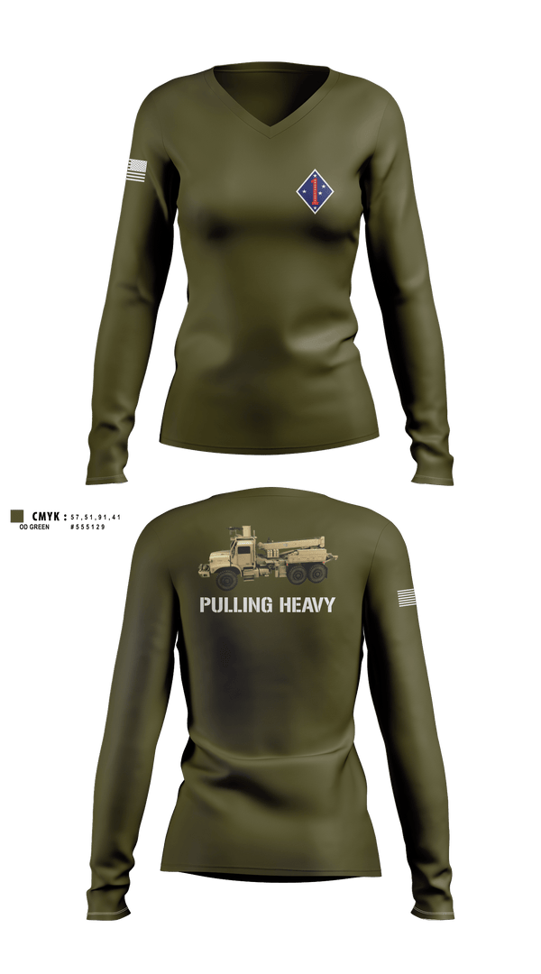 Women's Long Sleeve Vneck Shirt, 3DAABN, , Teamtime, Team time, sublimation, custom sports apparel, team uniforms, spirit wear, spiritwear, sports uniforms, custom shirts, team store, custom team store, fundraiser sports, apparel fundraiser