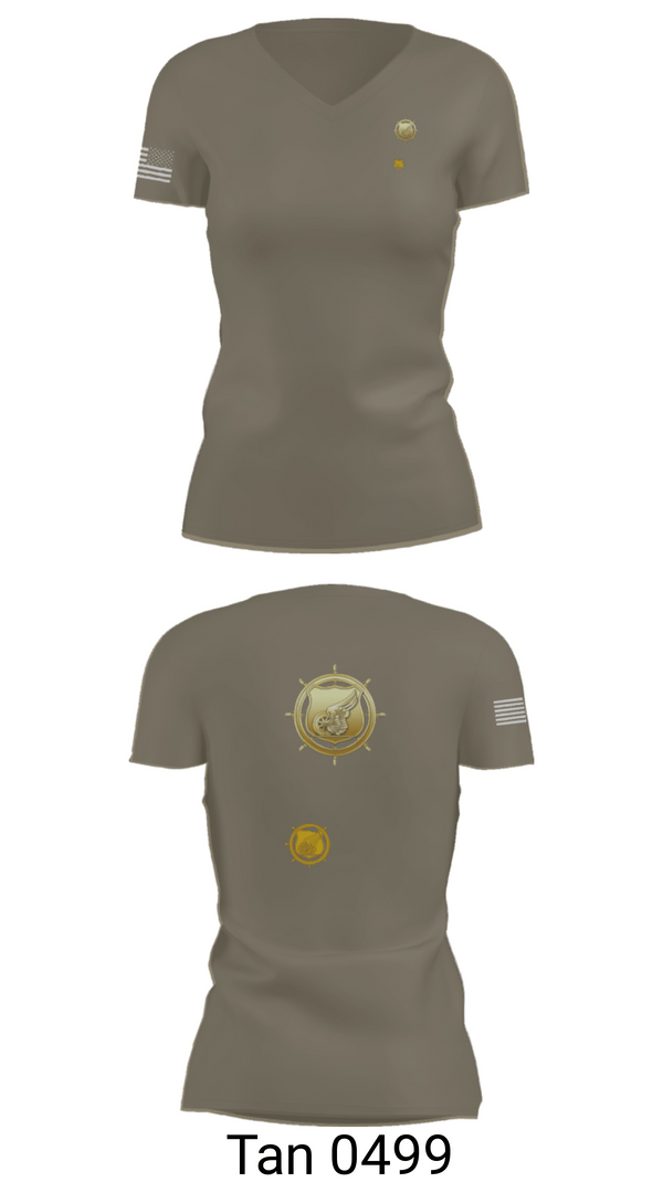 Women's Short Sleeve Vneck Shirt, 383rd MCT, Army, Teamtime, Team time, sublimation, custom sports apparel, team uniforms, spirit wear, spiritwear, sports uniforms, custom shirts, team store, custom team store, fundraiser sports, apparel fundraiser