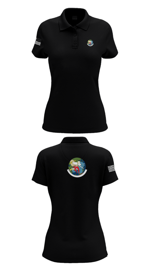 Women's Short Sleeve Performance Polo, 20th Intelligence Squadron, Air Force, Teamtime, Team time, sublimation, custom sports apparel, team uniforms, spirit wear, spiritwear, sports uniforms, custom shirts, team store, custom team store, fundraiser sports, apparel fundraiser