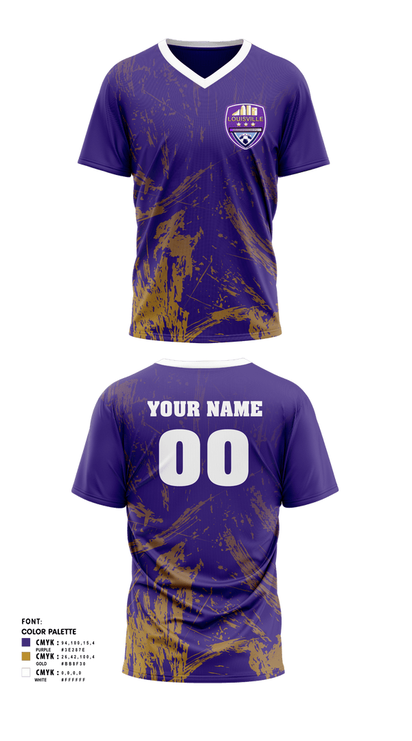 Mens Soccer Jersey, Louisville Rising Star, Men's Soccer, Teamtime, Team time, sublimation, custom sports apparel, team uniforms, spirit wear, spiritwear, sports uniforms, custom shirts, team store, custom team store, fundraiser sports, apparel fundraiser