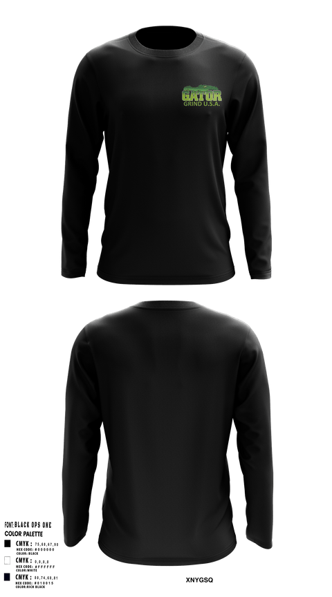 Long Sleeve Performance Shirt, Gator Grind U.S.A.Gator Grind U.S.A., , Teamtime, Team time, sublimation, custom sports apparel, team uniforms, spirit wear, spiritwear, sports uniforms, custom shirts, team store, custom team store, fundraiser sports, apparel fundraiser