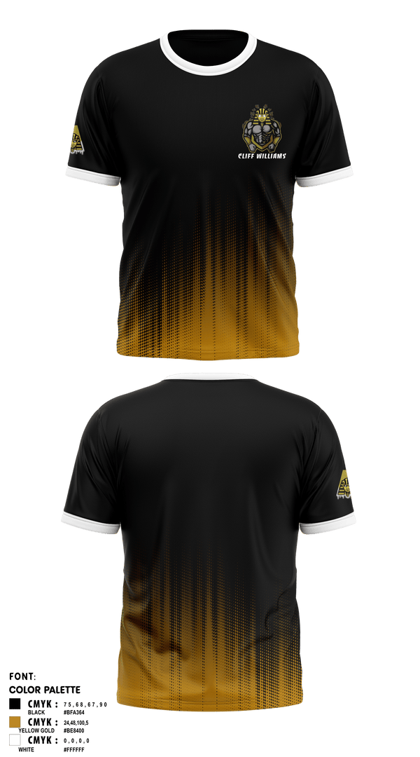 Short Sleeve Performance Shirt, Cliff WilliamsCliff Williams, , Teamtime, Team time, sublimation, custom sports apparel, team uniforms, spirit wear, spiritwear, sports uniforms, custom shirts, team store, custom team store, fundraiser sports, apparel fundraiser